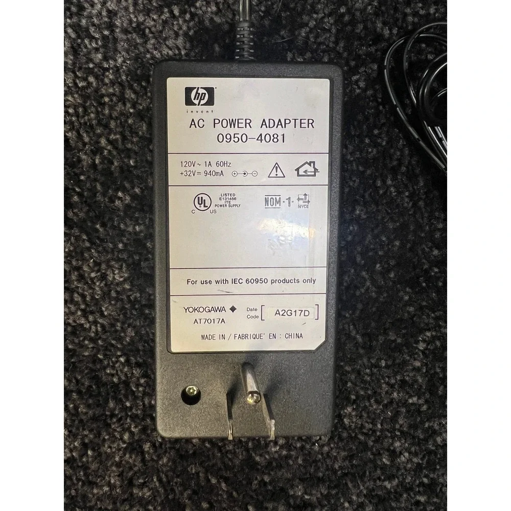Genuine HP 0950-4081 3 Pin AC‎ Printer Power Adapter